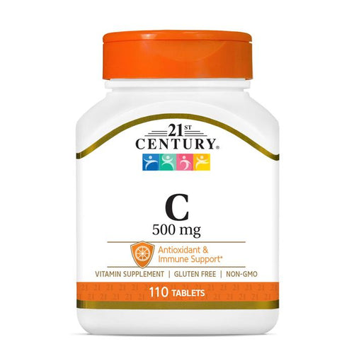 Vitamin C 500 mg Tablets 110 EA 21st Century