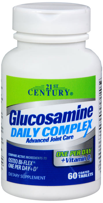 Glucosamine Daily Complex + Vitamin D3 Coated Tablets 60 EA 21st Century