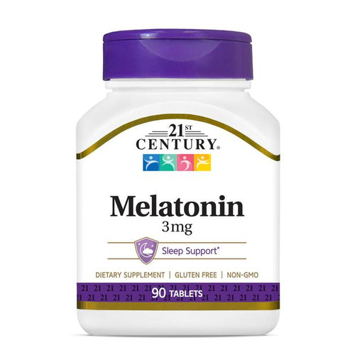 Melatonin 3 mg Tablets 90 EA 21st Century