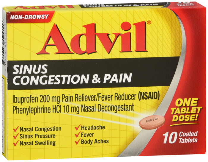 Advil Sinus Congestion & Pain