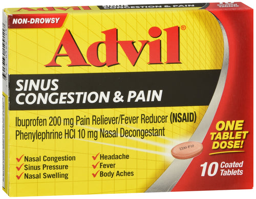 Advil Sinus Congestion & Pain