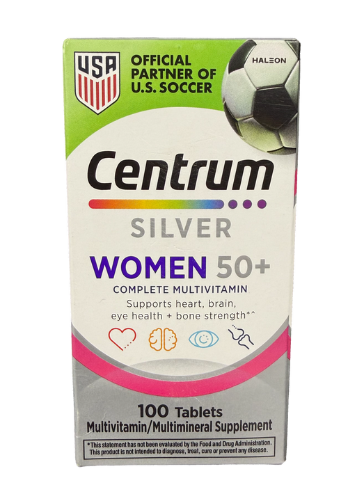 Centrum Silver Women 50+ Multivitamin/Multimineral Tablets 100 EA