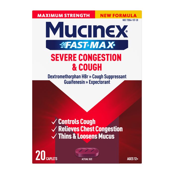 Mucinex Fast-Max Severe Congestion & Cough Caplets 20ct