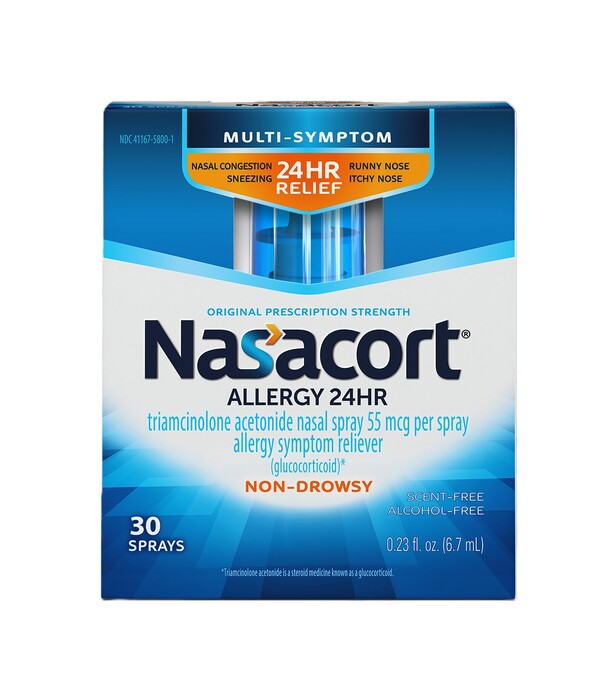 Nasacord Allergy Nasal Spray 30 Sprays 0.23oz