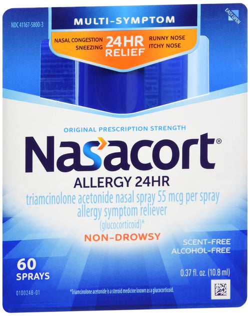 Nasacort Allergy 24 HR Spray Original Prescription Strength 60 EA