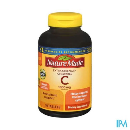 Nature Made C 1000 mg Tablets Extra Strength Orange 90 EA