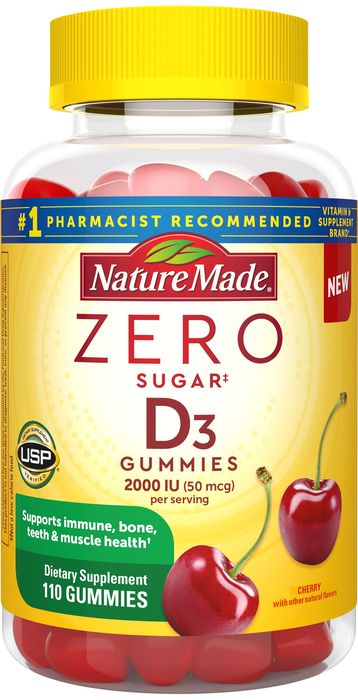 Zero Sugar Vitamin D3 Gummies