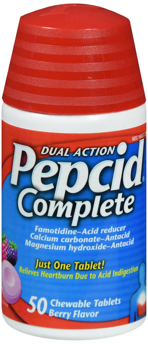 Pepcid Complete Chewable Tablets Berry 50 EA