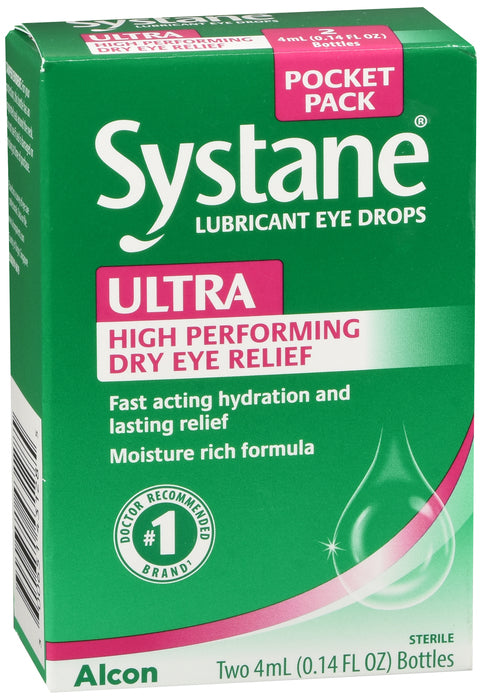Systane Ultra Lubricant Eye Drops Pocket Pack 8 ML