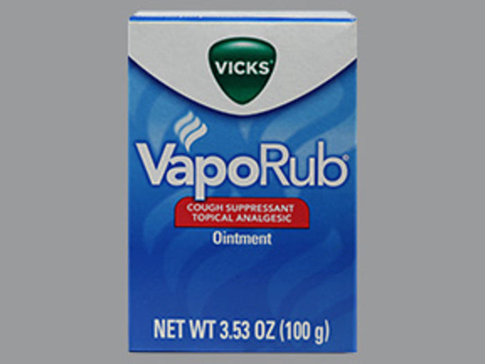 VapoRub™ Cough Suppressant and Topical Analgesic Medicated Ointment
